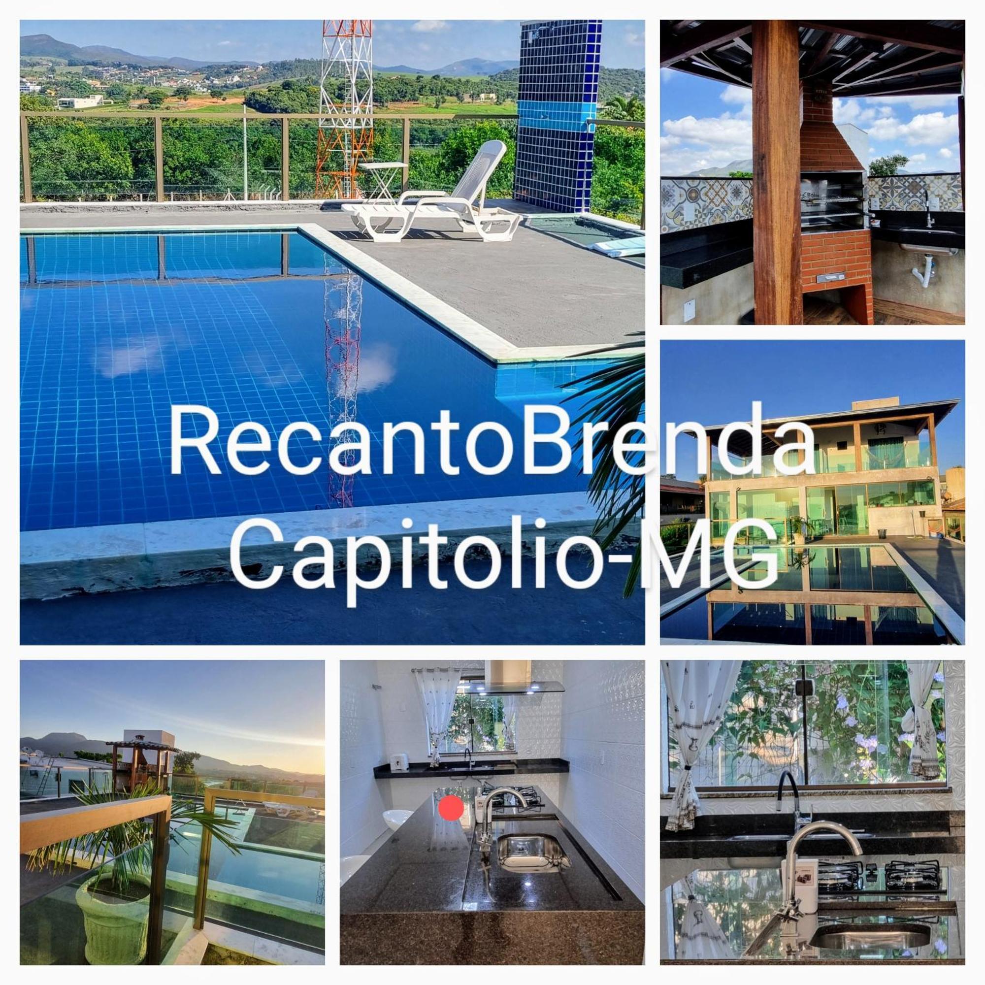 Recanto Brenda - Casa Luxo Capitolio Com Vista Pro Lago, Escarpas E Morrochapeu Dış mekan fotoğraf